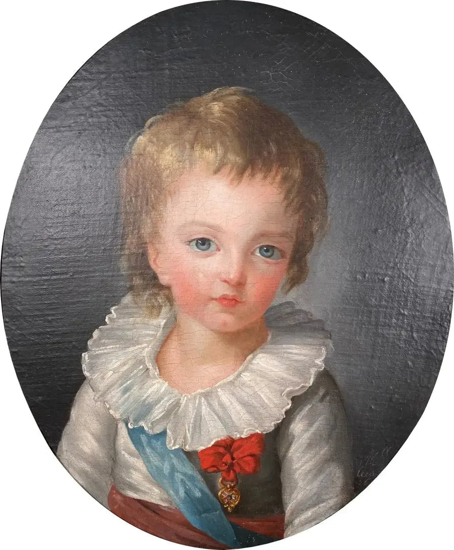 Retrato de Louis-Joseph, delfim da França - Marie-Guillemine Benoist