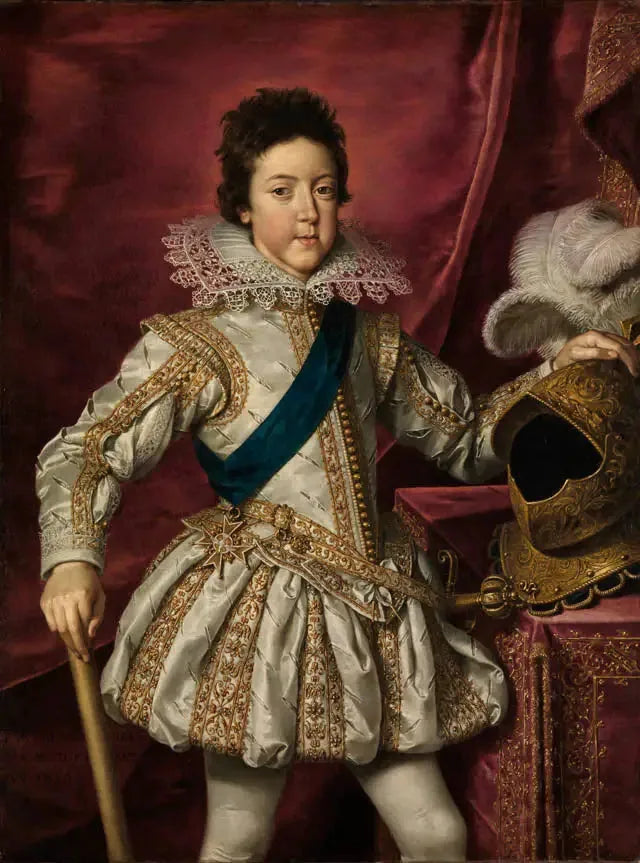 Retrato de Luís XIII - Frans Pourbus, o Jovem