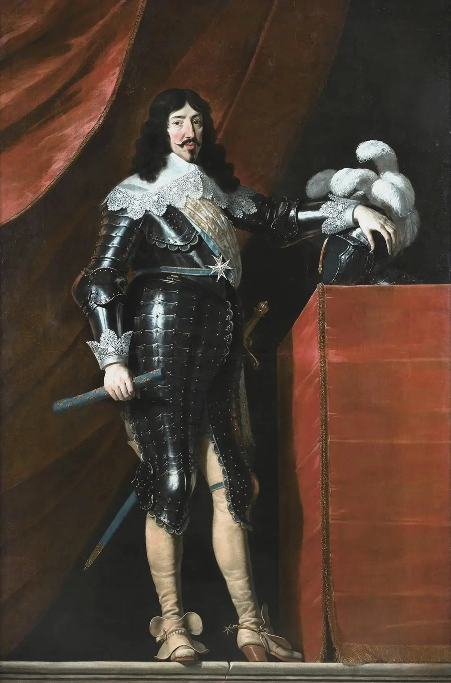 Retrato de Luís XIII - Philippe de Champaigne
