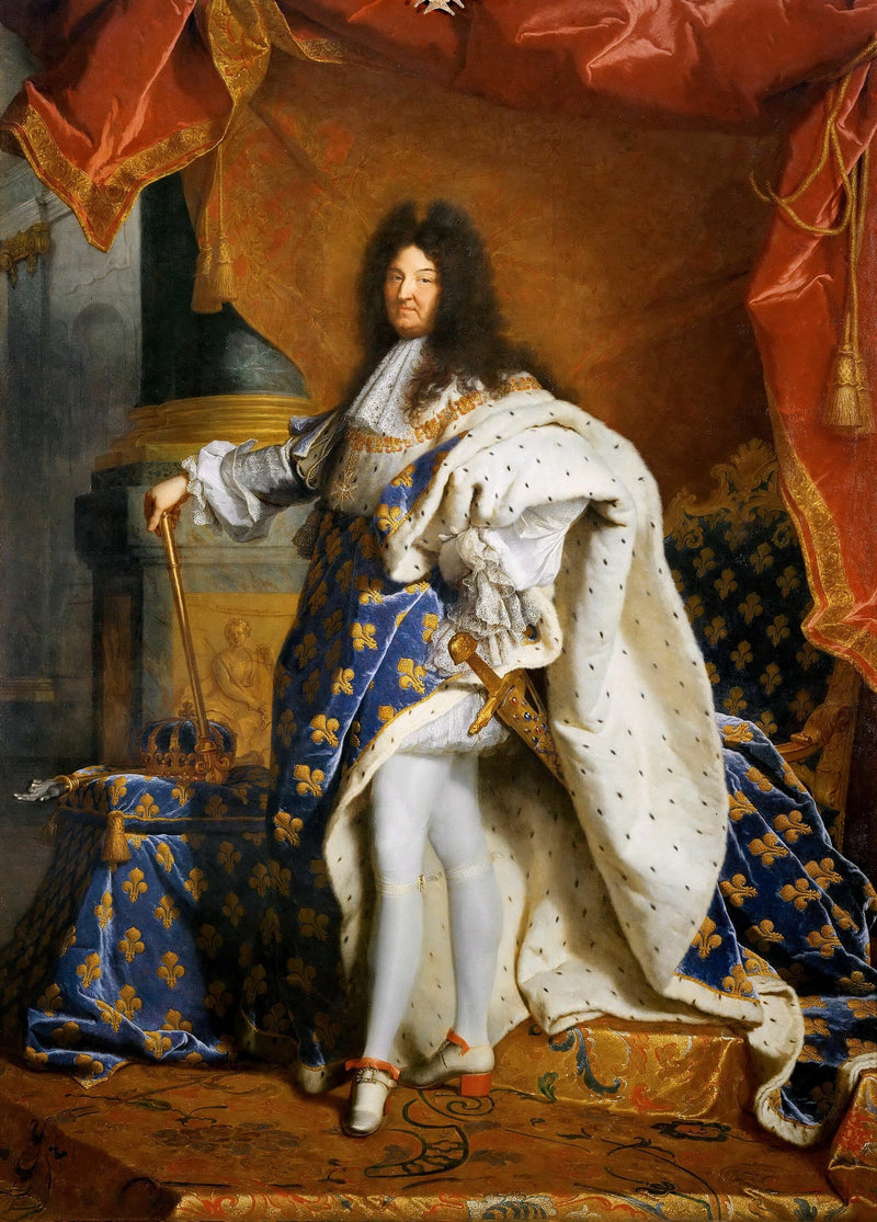 Portrait de Louis XIV en costume de sacre - Hyacinthe Rigaud