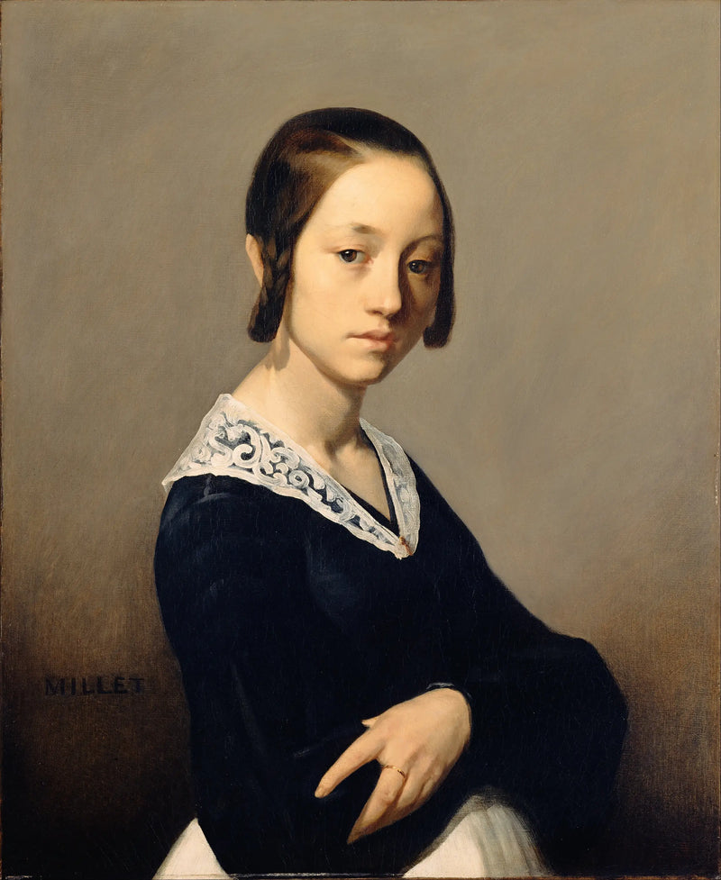 Retrato de Louise-Antoinette Feuardent - Jean-François Millet