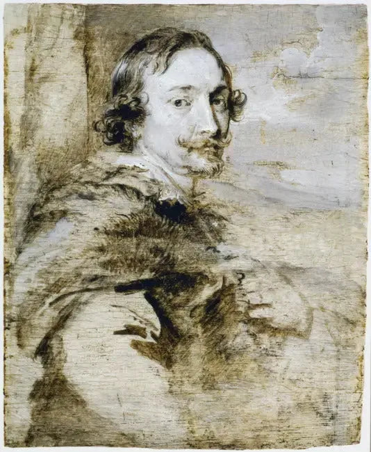 Retrato de Lucas van Uffel ou Daniel Nys - Antoine van Dyck