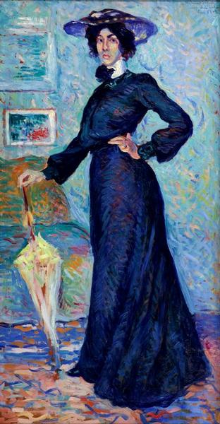 Retrato de Lucie Cousturier - Maximilien Luce