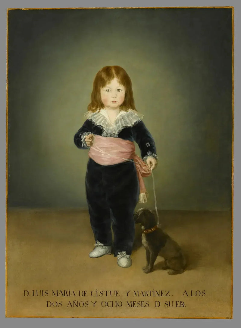 Retrato de Luis María de Cistué Martínez - Francisco de Goya