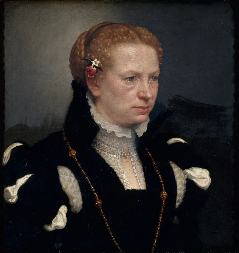 Retrato de Luisa Vertova Agosti - Giovanni Battista Moroni