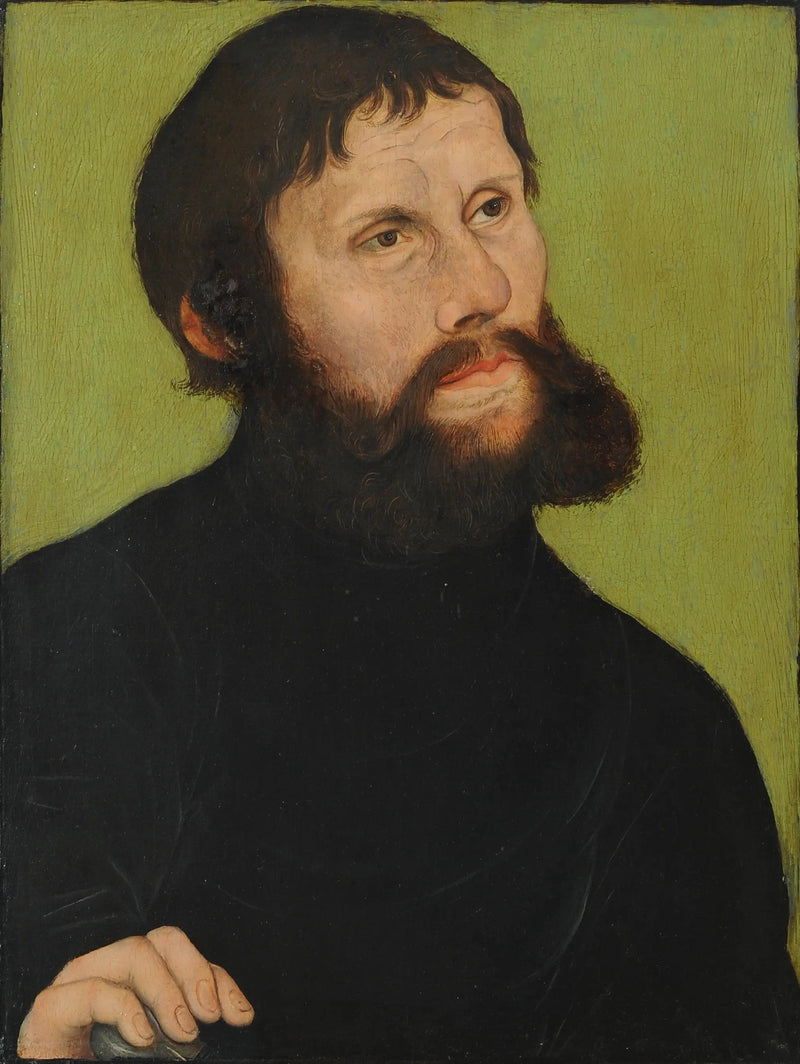 Retrato de Lutero como Junker Jörg - Lucas Cranach, o Velho