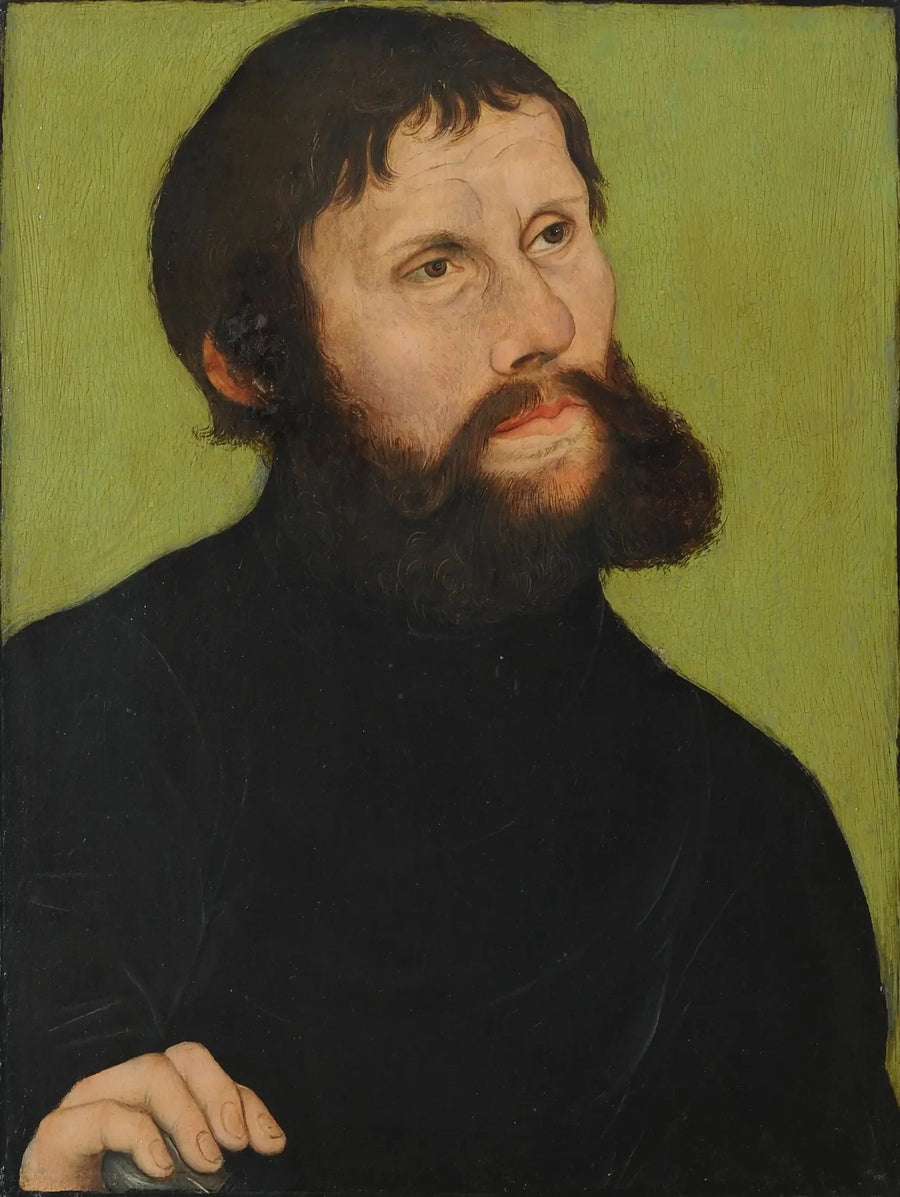 Retrato de Lutero como Junker Jörg - Lucas Cranach, o Velho