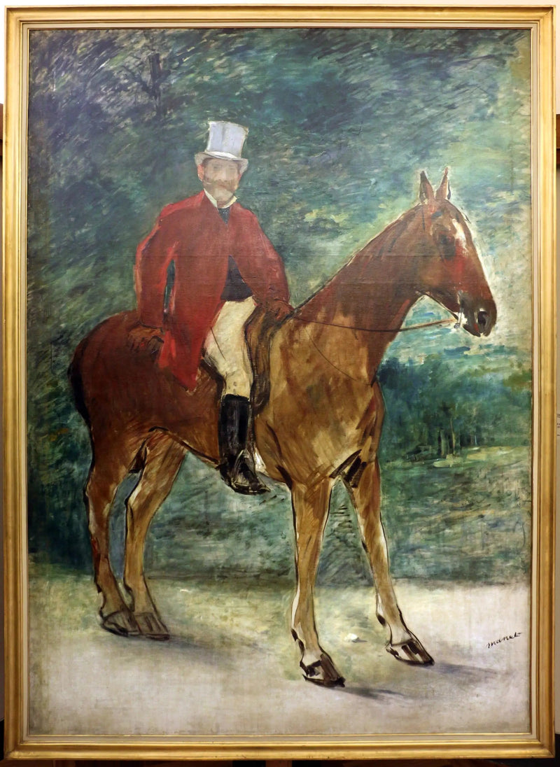 Retrato do Sr. Arnaud a cavalo - Édouard Manet