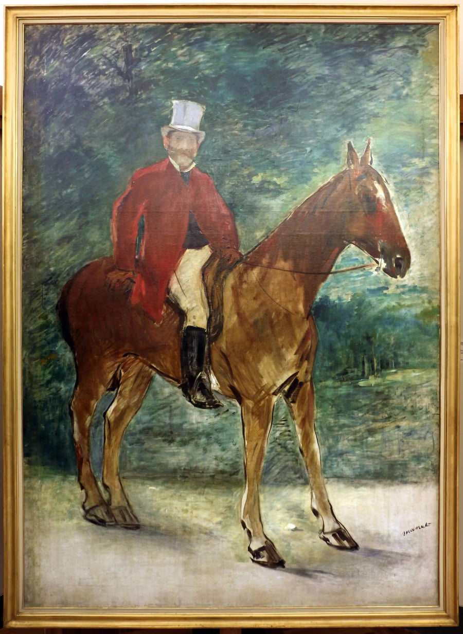 Retrato do Sr. Arnaud a cavalo - Édouard Manet