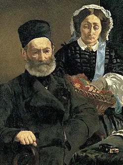 Retrato de M. e Sra. Auguste Manet - Édouard Manet