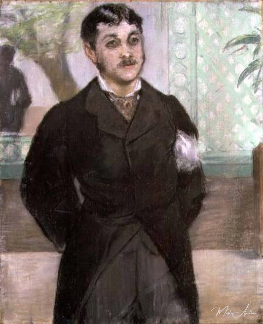 Portrait de M. Gauthier-Lathuille - Edouard Manet - Reproductions de tableaux et peintures haut de gamme