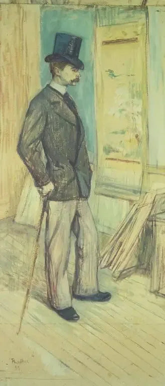 Retrato do Sr. Paul Sescau (Retrato do Sr. Paul Sescau) - Henri de Toulouse-Lautrec