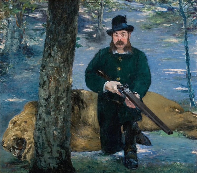 Retrato do Sr. Pertuiset, o caçador de leões - Édouard Manet
