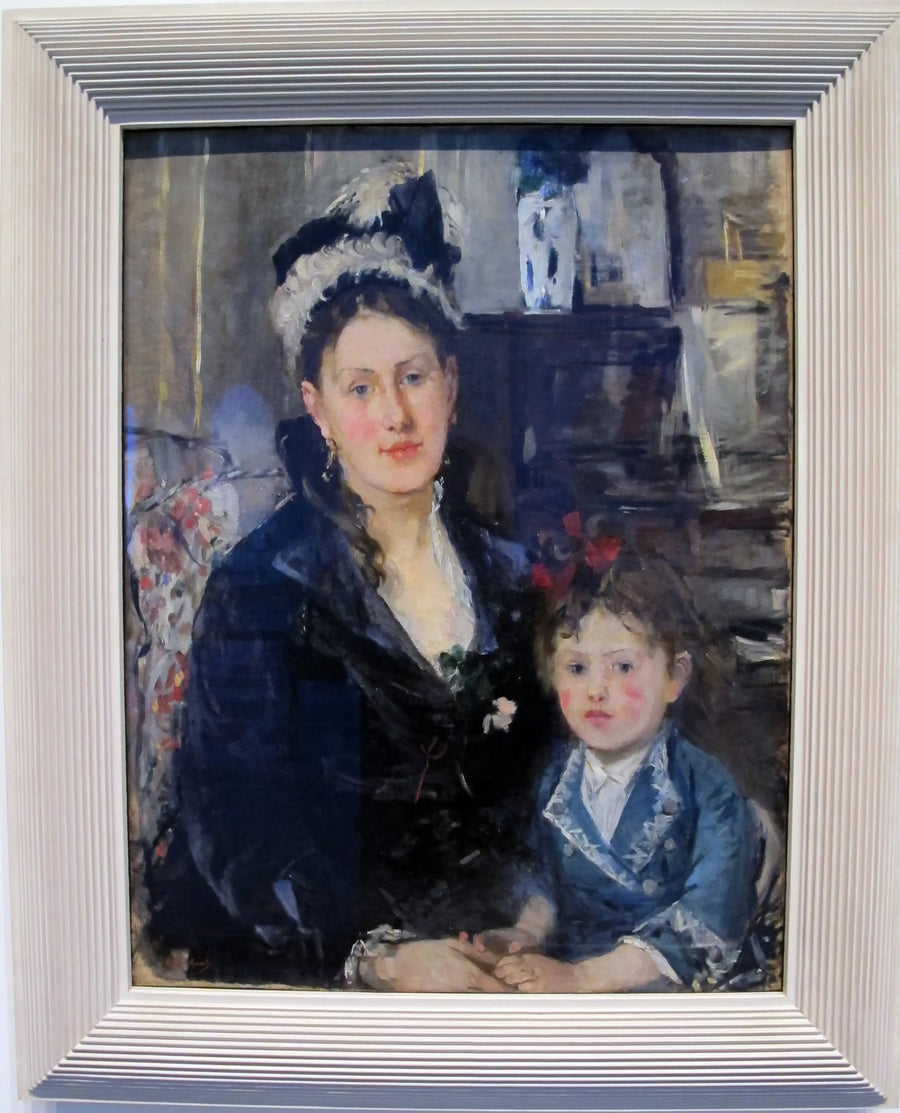 Retrato de Madame Boursier e sua filha - Berthe Morisot