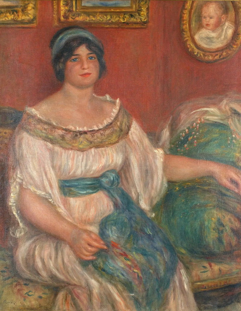 Retrato de Madame Colonna Romano - Pierre-Auguste Renoir