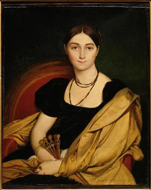 Retrato de Madame Devauçay - Jean-Auguste-Dominique Ingres