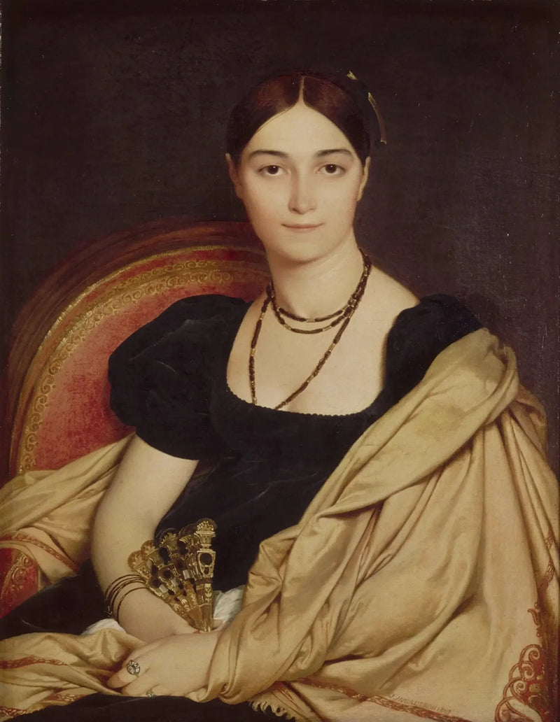 Retrato de Madame Duvaucey - Jean-Auguste-Dominique Ingres