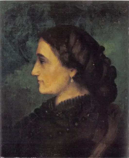 Retrato da Senhora Joliclerc - Gustave Courbet