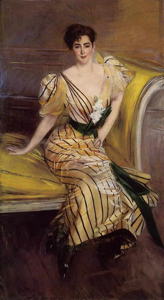 Retrato de Madame Joséphine Alvear de Errazuriz - Giovanni Boldini