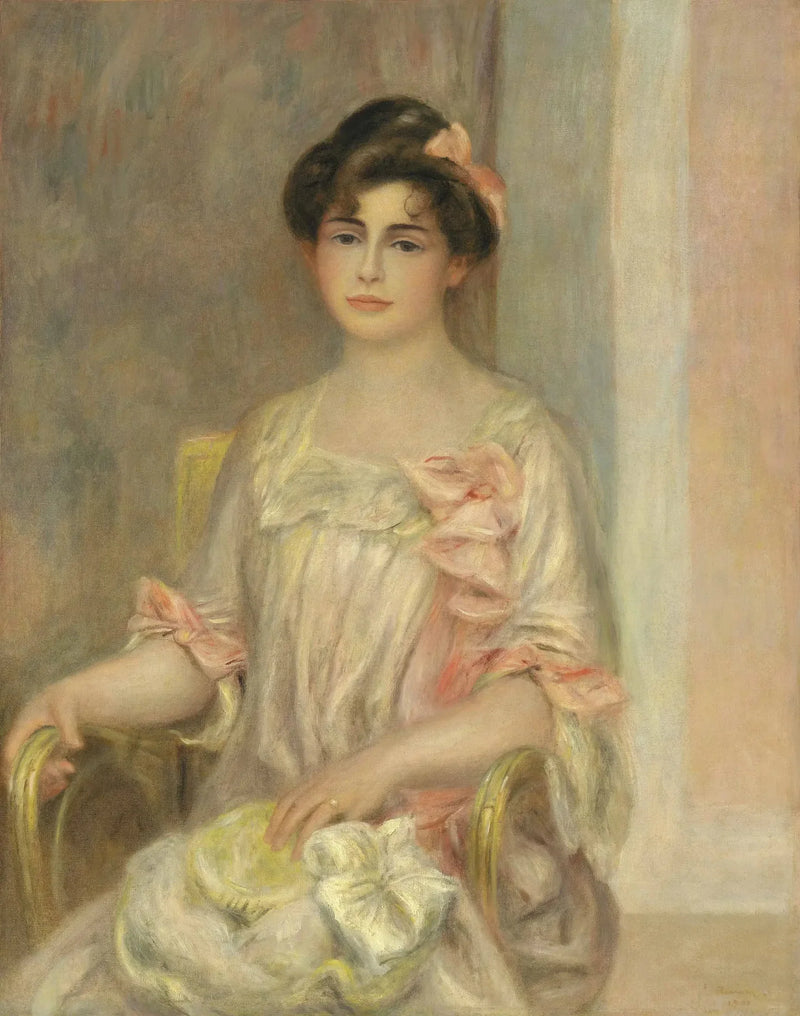 Retrato de Madame Josse Bernheim-Dauberville - Pierre-Auguste Renoir