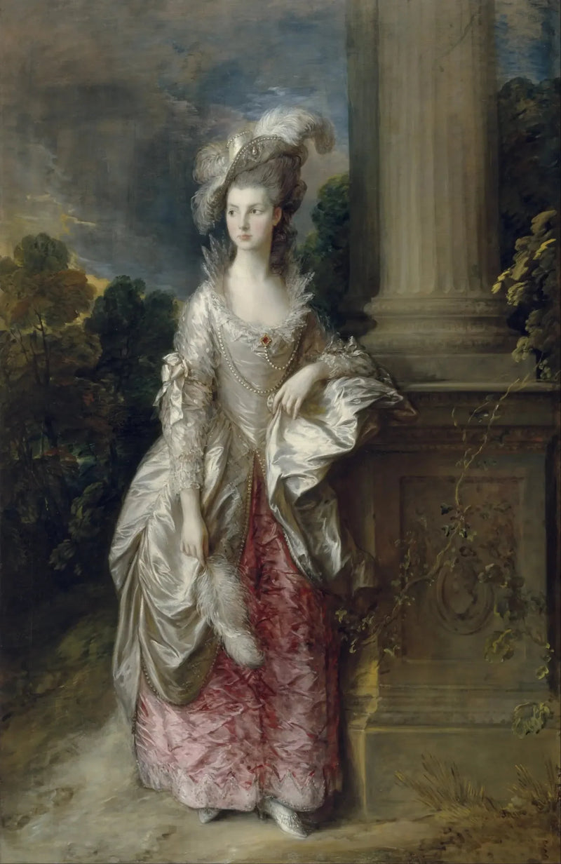 Retrato de Madame Mary Graham - Thomas Gainsborough