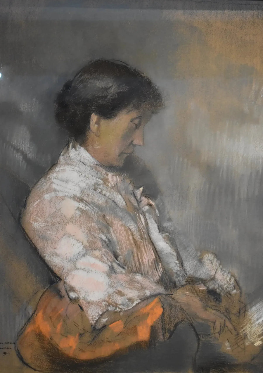Retrato de Madame Redon - Odilon Redon