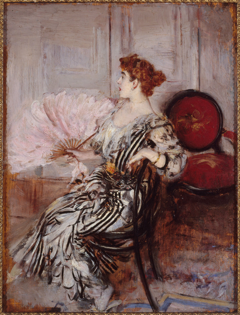 Retrato de Madame Torri, bailarina na Ópera - Giovanni Boldini