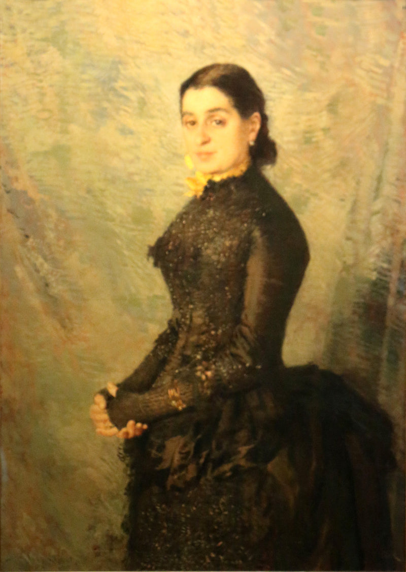 Retrato de Madame Wiener - Théo van Rysselberghe