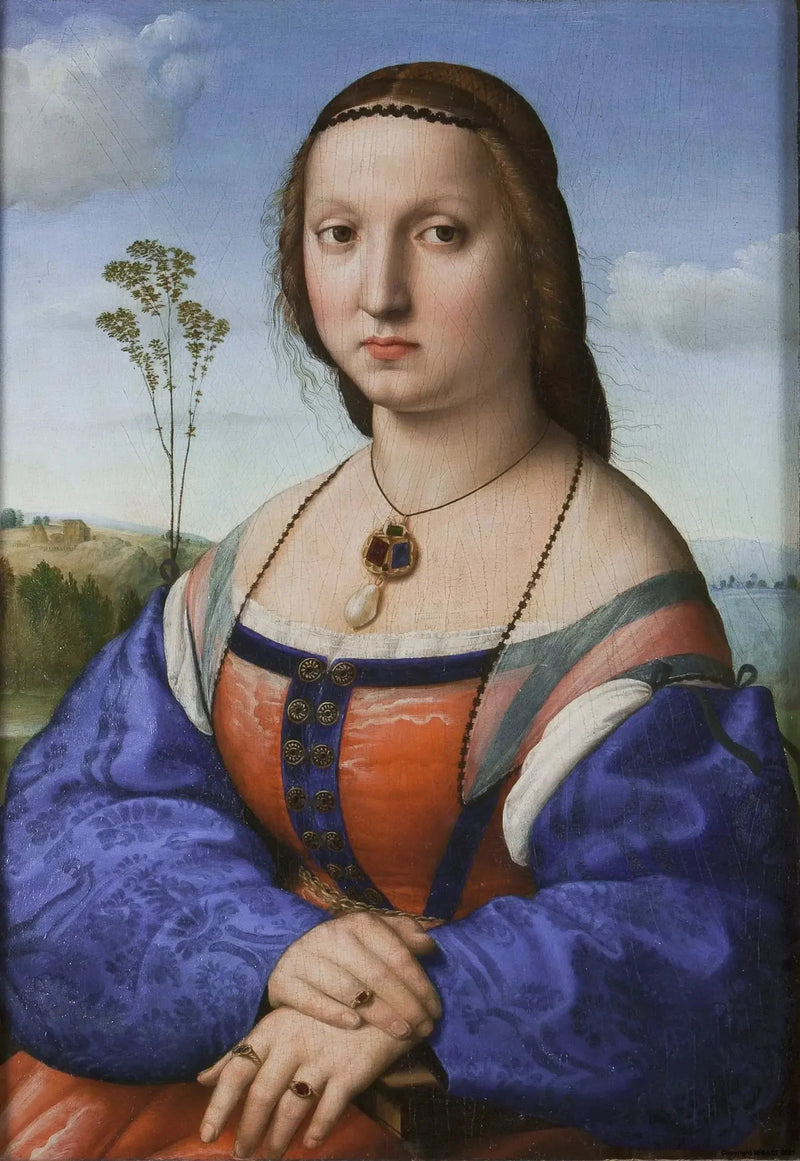 Retrato de Maddalena Doni - Rafael Sanzio