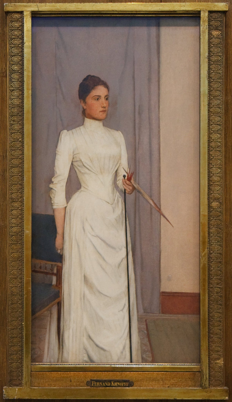 Retrato de Madeleine Mabille - Fernand Khnopff
