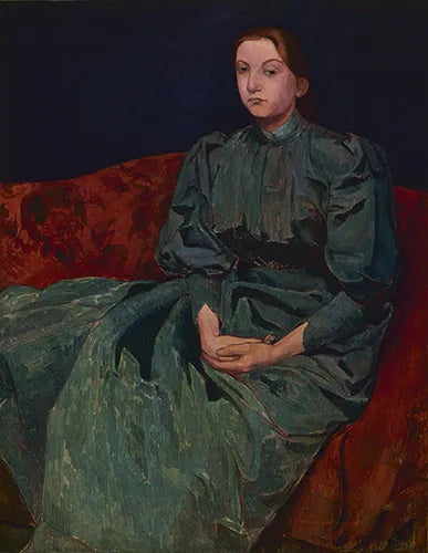 Retrato de Madeline, a irmã do artista - Émile Bernard