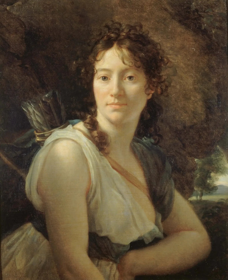 Retrato da Senhorita Duchesnois (1777-1835), sócia da Comédie-Française, no papel de Dido - François Gérard