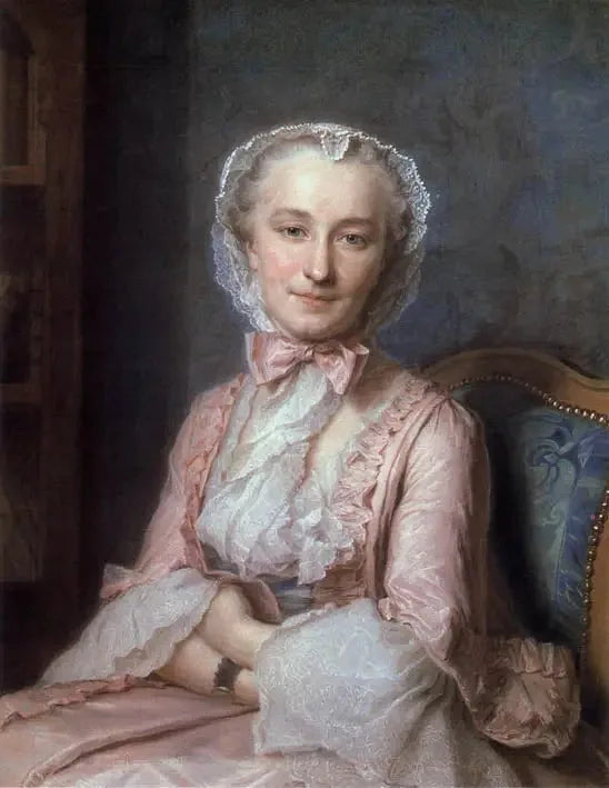 Retrato de Mademoiselle Sallé - Maurice-Quentin de La Tour