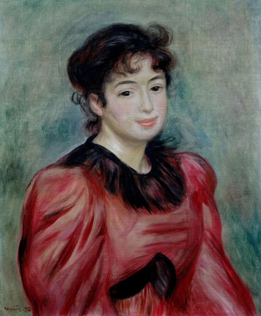 Retrato de Mademoiselle Victorine de Bellio - Pierre-Auguste Renoir
