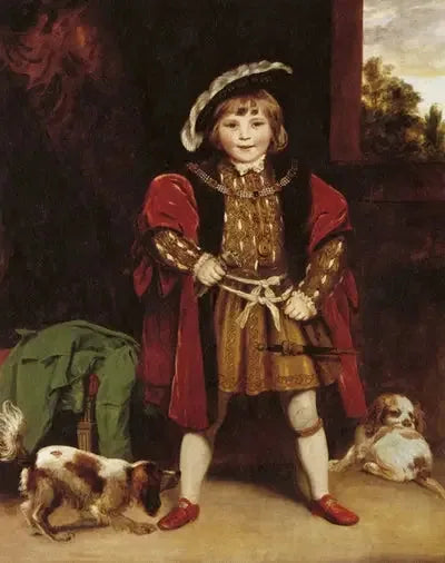 Retrato do Mestre Crewe como Henrique VIII - Joshua Reynolds