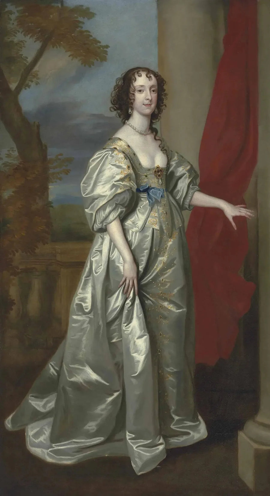 Retrato de Margaret Smith, Sra. Thomas Carey, posteriormente Lady Edward Herbert (1606-1678) - Antoine van Dyck