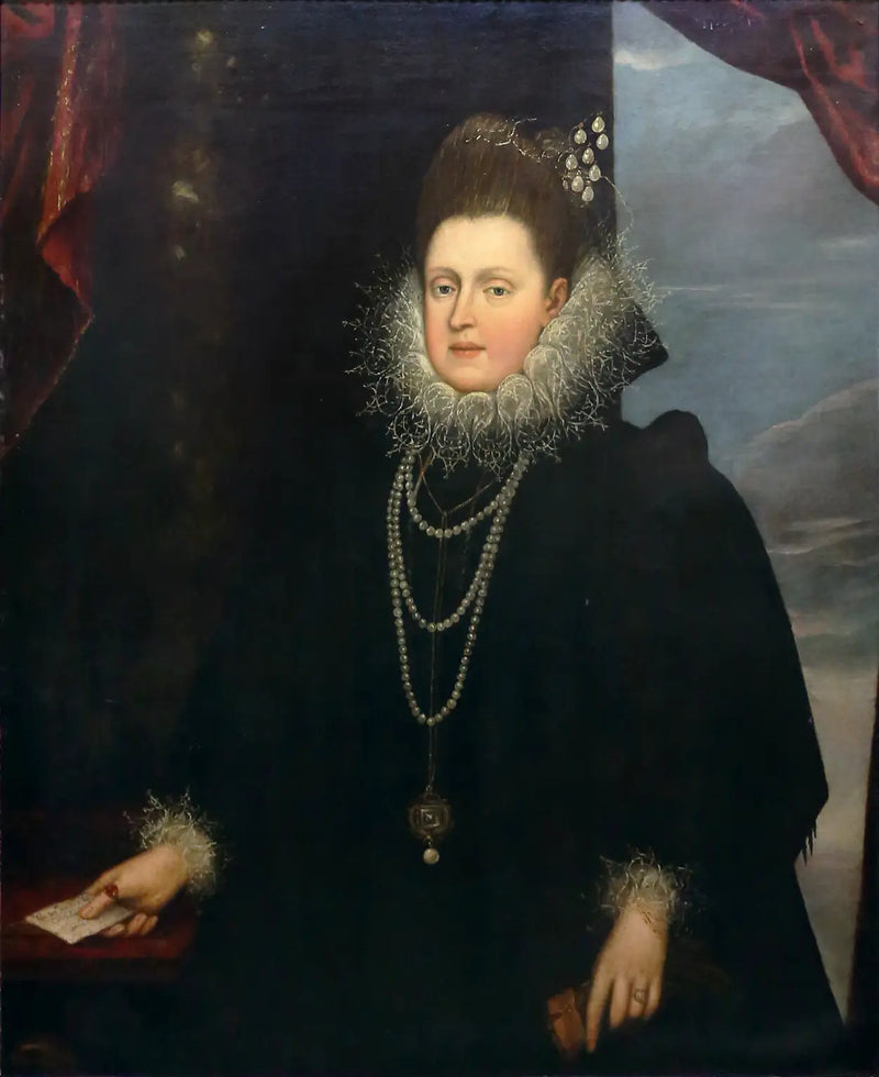 Retrato de Margherita Gonzaga d'Este - Frans Pourbus, o Jovem