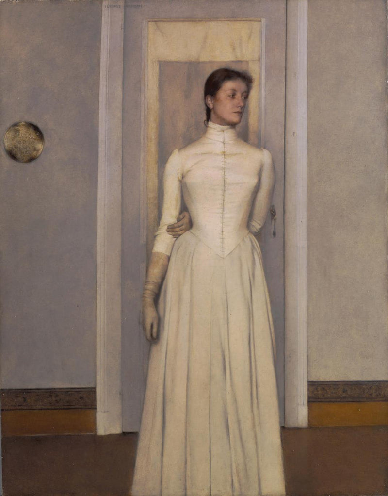 Retrato de Marguerite - Fernand Khnopff