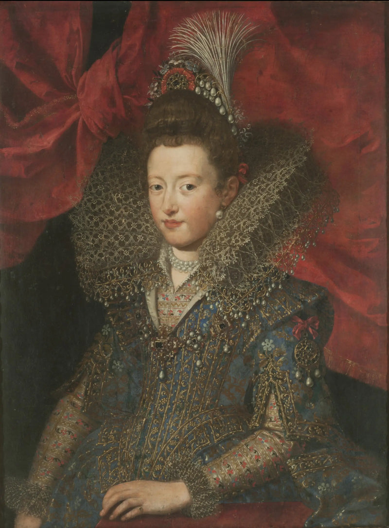 Retrato de Marguerite Gonzague - Frans Pourbus, o Jovem