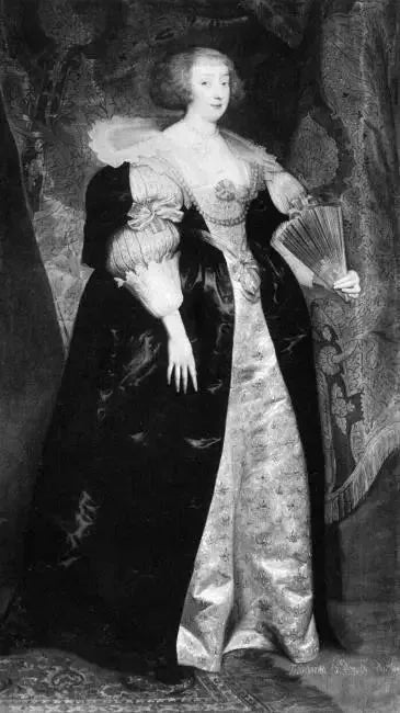 Retrato de Margarida, princesa de Lorena (1615-1672), esposa de Gastão d'Orléans - Antoine van Dyck