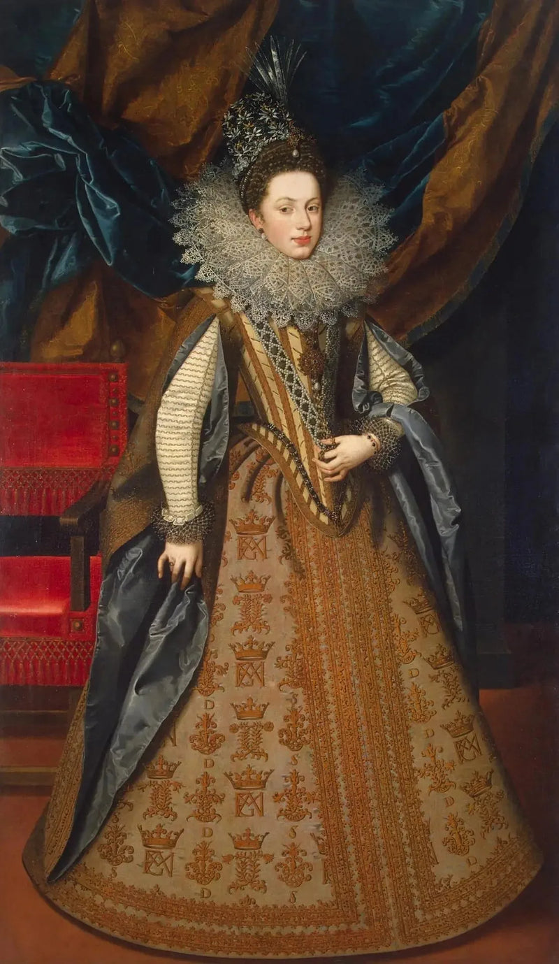 Retrato de Margarida de Saboia, duquesa de Mântua - Frans Pourbus, o Jovem