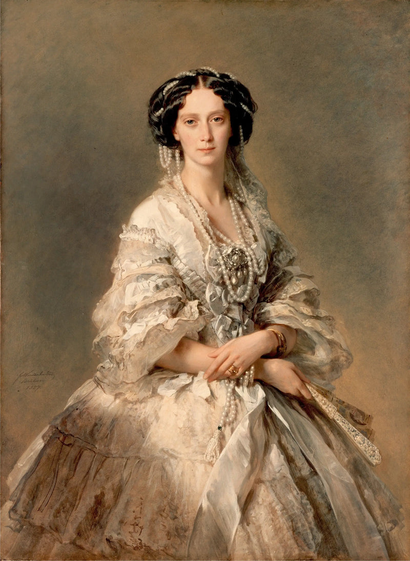 Retrato de Maria Alexandrovna - Franz Xaver Winterhalter