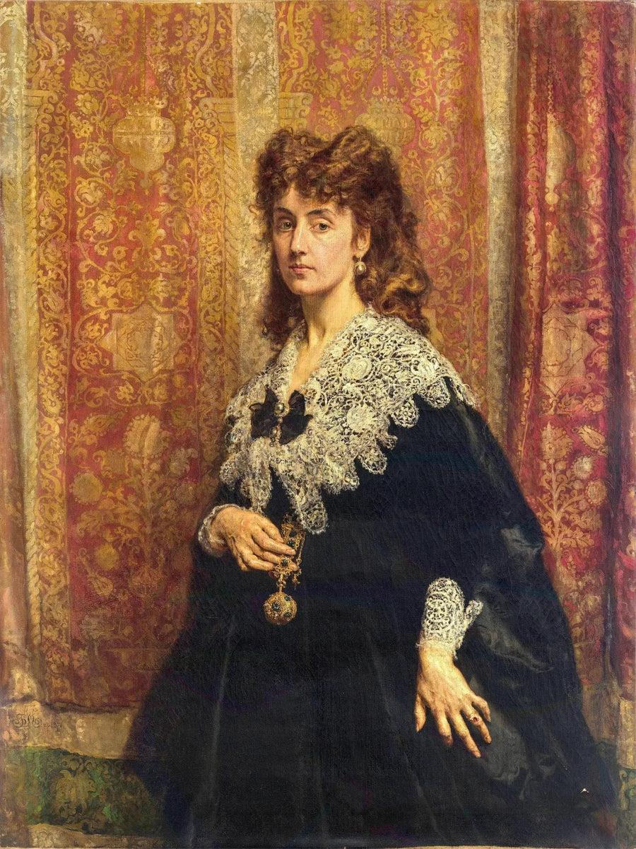 Retrato de Maria Pusłowska (1845-1926) - Jan Matejko