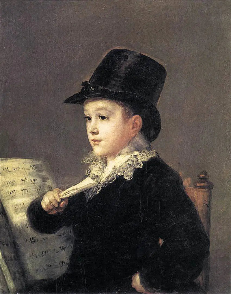 Retrato de Mariano Goya, neto do artista - Francisco de Goya