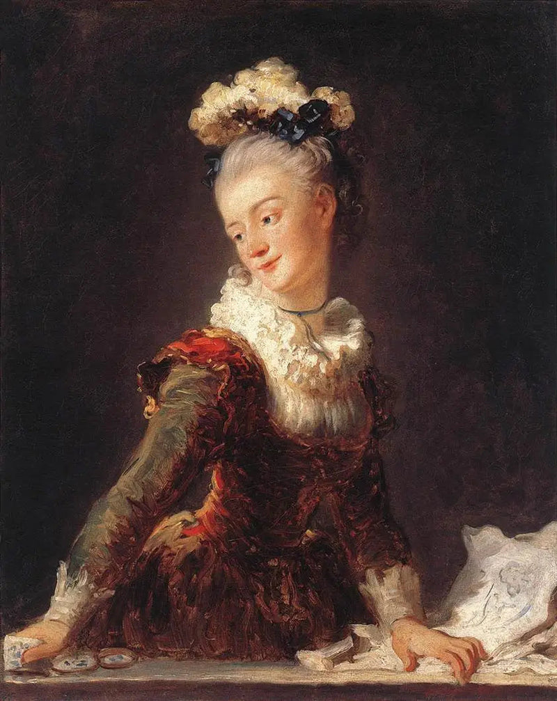 Retrato de Marie-Anne-Éléonore, condessa de Grave (1730-1807) - Jean-Honoré Fragonard