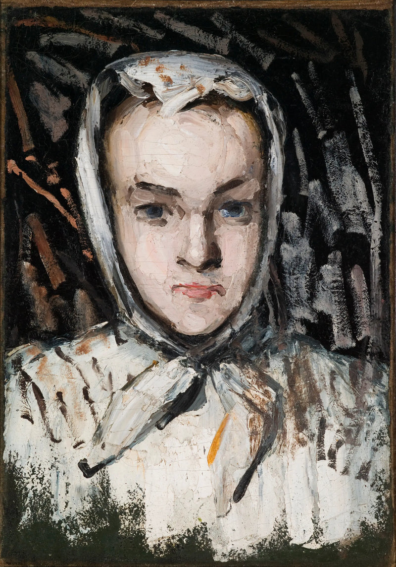 Retrato de Marie Cézanne, irmã do artista - Paul Cézanne