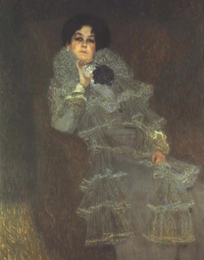 Retrato de Marie Henneberg - Gustav Klimt