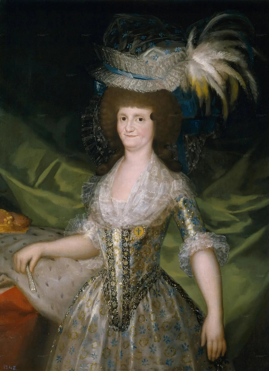 Retrato de Maria Luísa de Parma, rainha da Espanha - Francisco de Goya