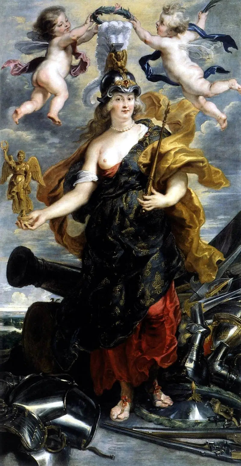 Retrato de Maria de Médici em Bellona - Peter Paul Rubens