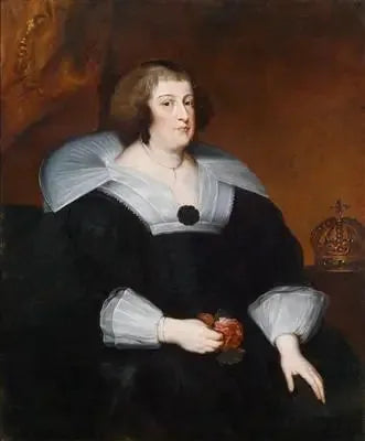Retrato de Maria de Médici da França, rainha-mãe (1575-1642) - Antoine van Dyck